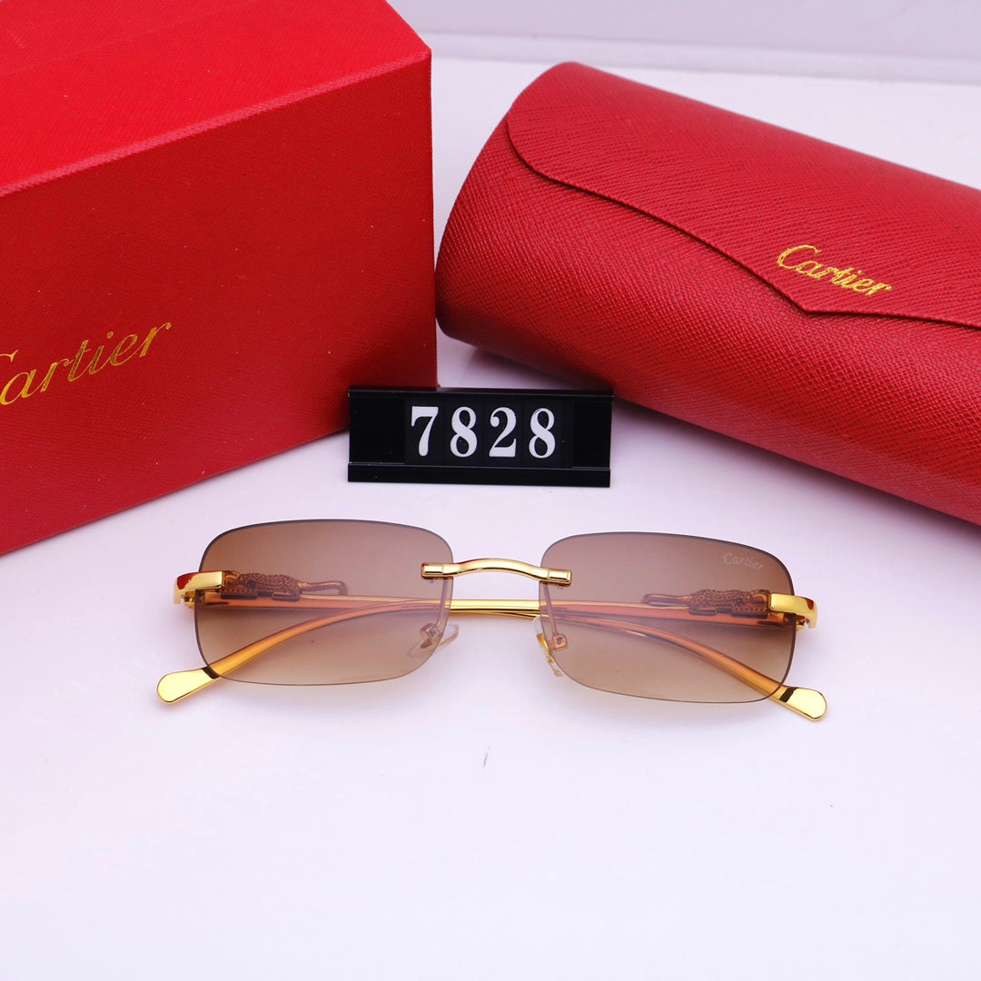 2022 New Ladies Fashion Classic Rmless Sunglasses lbcase
