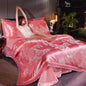 Luxury Silk jacquard Skin-friendly cotton four-piece quilt cover  new product lbcase