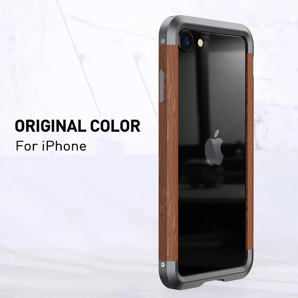 Aluminum Metal Wood Bumper Case lbcase