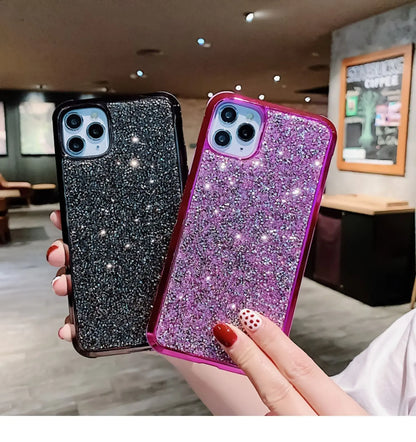 Luxury shiny phone case lbcase