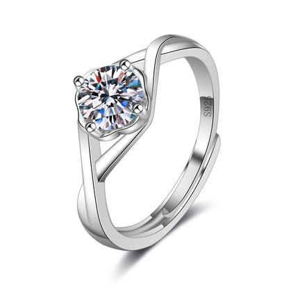 High-end luxury 2022 new super flash elegant French ring lbcase