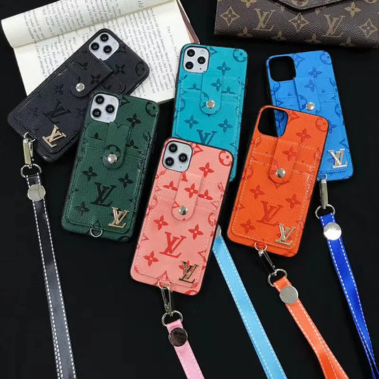 Fashion leather card case phone case lbcase