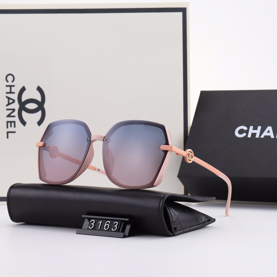 5 COLORS HOLLOW OUT LETTER THIN METAL FRAME SUNGLASSES lbcase