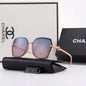 5 COLORS HOLLOW OUT LETTER THIN METAL FRAME SUNGLASSES lbcase