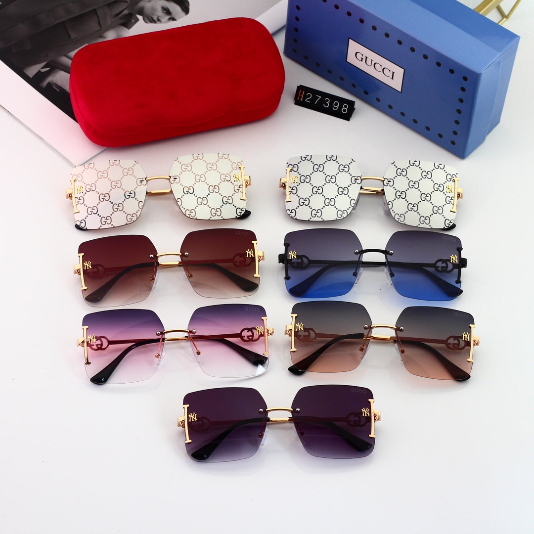 7 Colors Frameless Design Fashion Sunglasses In 2022 lbcase