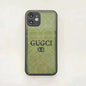 Fashion flower printing glass phone case lbcase