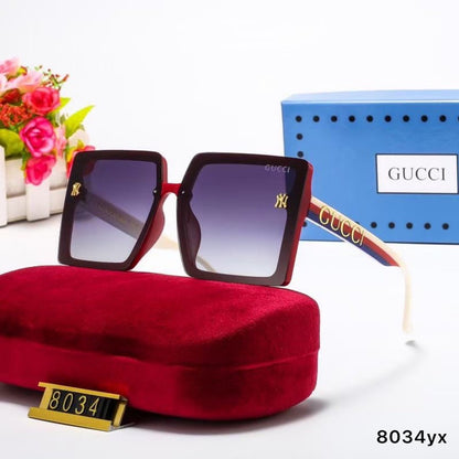 5 COLORS Square POLARIZED SUNGLASSES lbcase