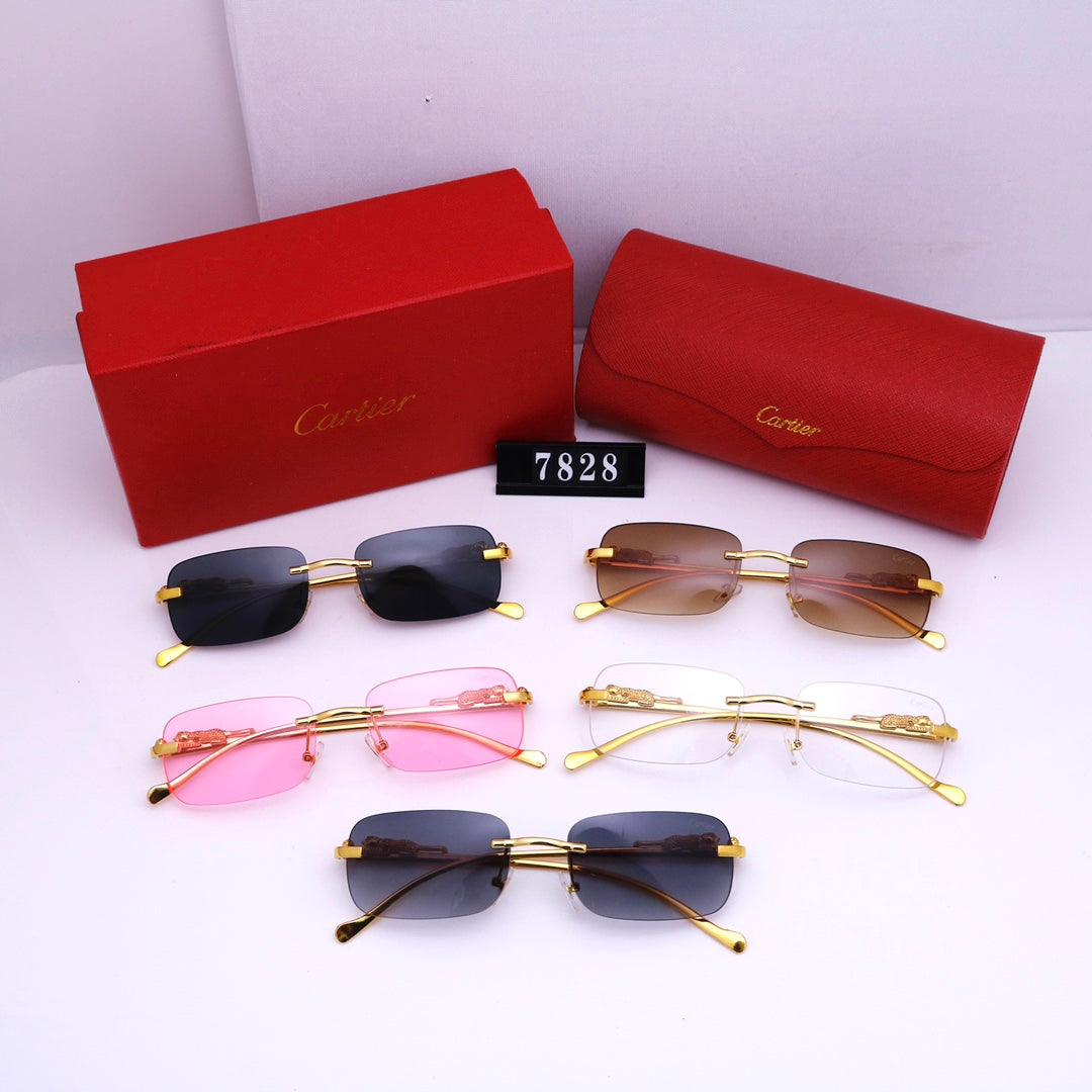 2022 New Ladies Fashion Classic Rmless Sunglasses lbcase