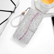 Luxurious Wallet Crystal Wrist Phone Case