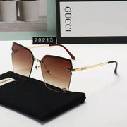 2022 New Ladies Fashion Classic Half Rim Sunglasses