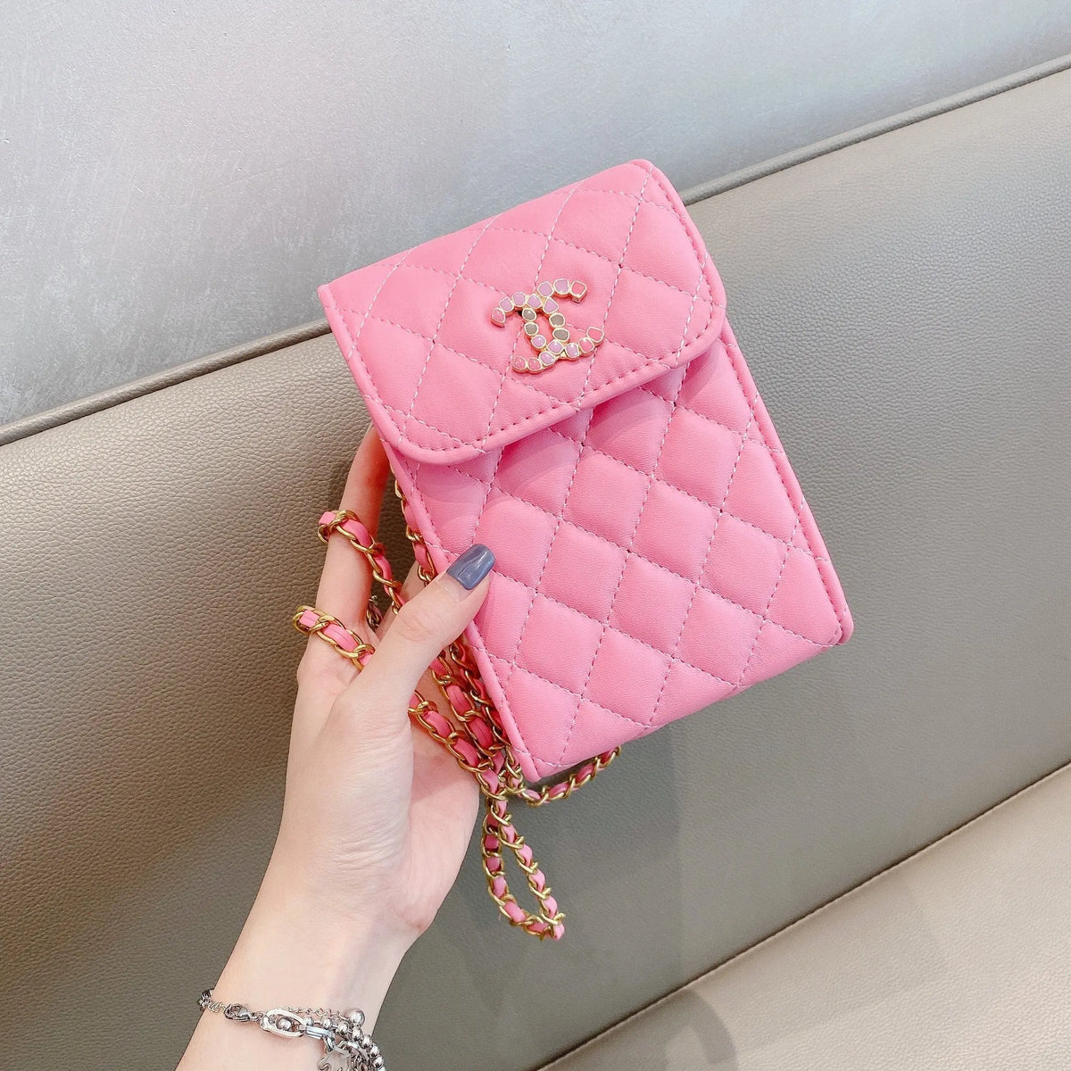 Fashion Phone bag and airpods case set lbcase