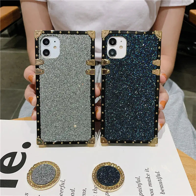 Bling Glitter Square Case lbcase