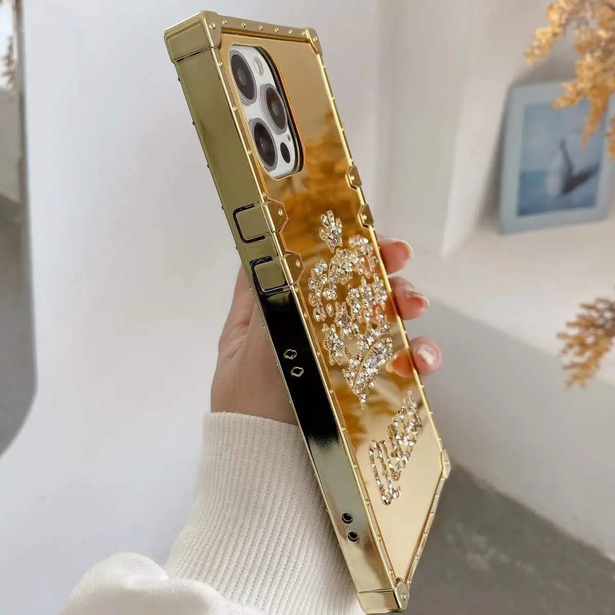crown mirror phone case lbcase