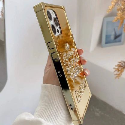 crown mirror phone case lbcase
