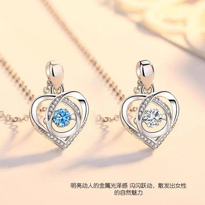 95 sterling silver necklace pendant for women's love lbcase