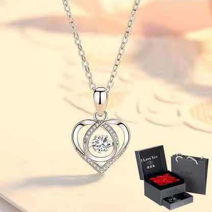95 sterling silver necklace pendant for women's love lbcase