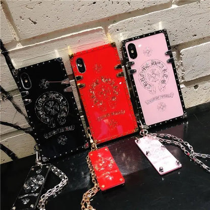 Luxury square phone case for iPhone lbcase