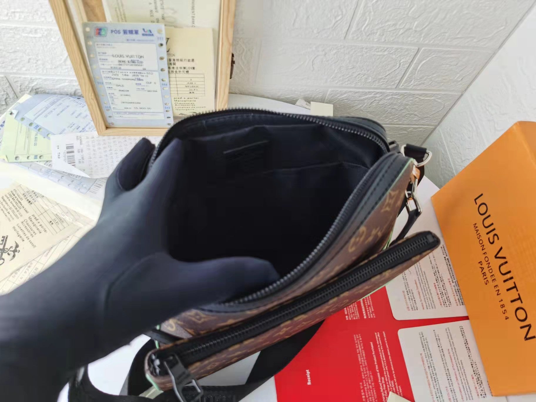 Three-in-one old flower bag lbcase