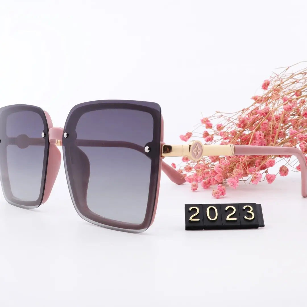 5 COLORS FEMALE POLARIZED GLASS BEACH SUNGLASSES lbcase