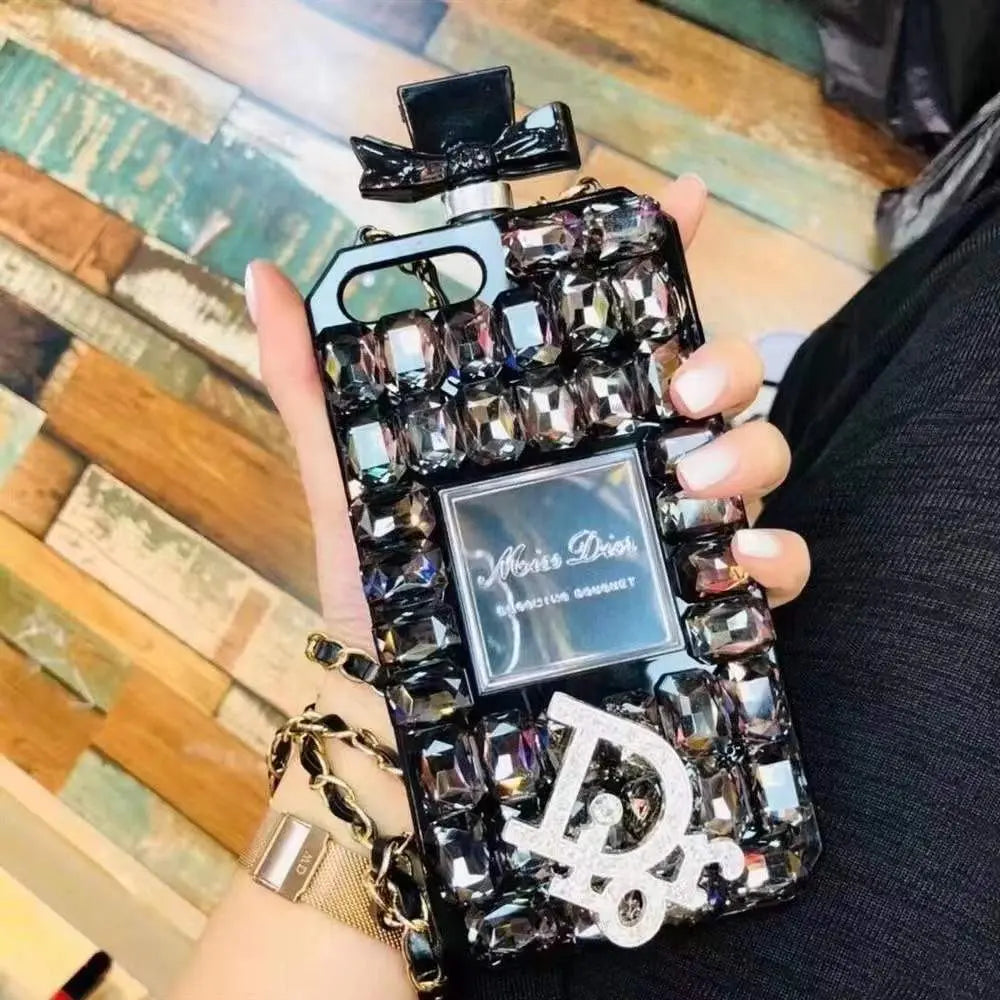 Luxurious Diamond Perfume Bottle Case lbcase