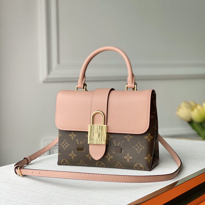 New flower color matching handbag lbcase