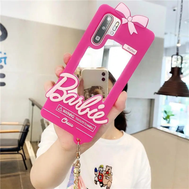 Cartoon makeup mirror phone case lbcase