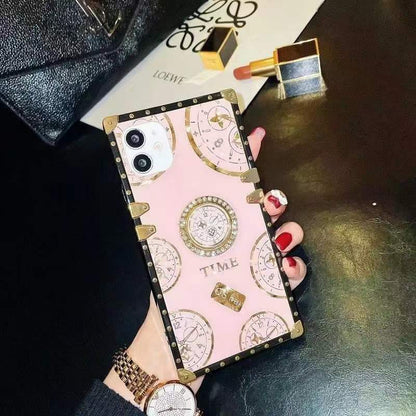 Lanyard Time Pattern Square Case lbcase