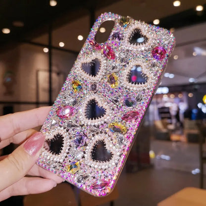 Women's Rhinestone Love Phone Case lbcase