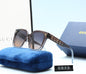 5 COLORS LETTER DECORATION TR90 SQUARE POLARIZED SUNGLASSES lbcase