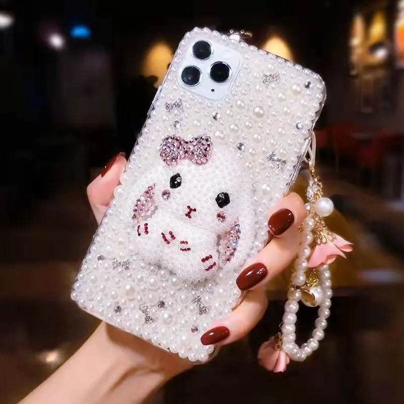 Luxury Pearl  bracelet phone case  for iphone lbcase