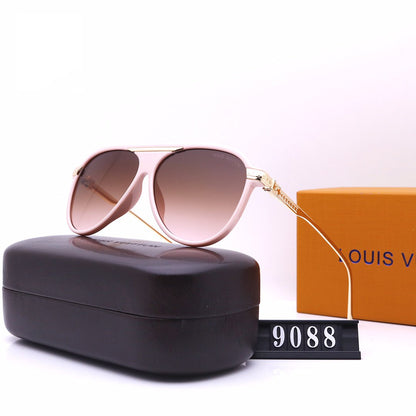 WOMEN BEACH GRADIENT COLORS SUNGLASSES lbcase