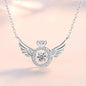 95 sterling silver necklace female ins clavicle pendant lbcase