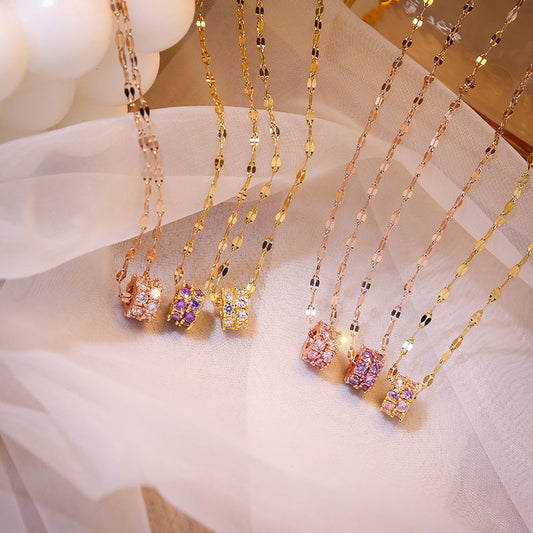 small waist necklace women's clavicle chain lbcase