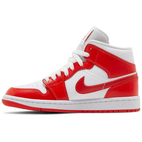 Nike Wmns Air Jordan 1 Mid 'Habanero Red'