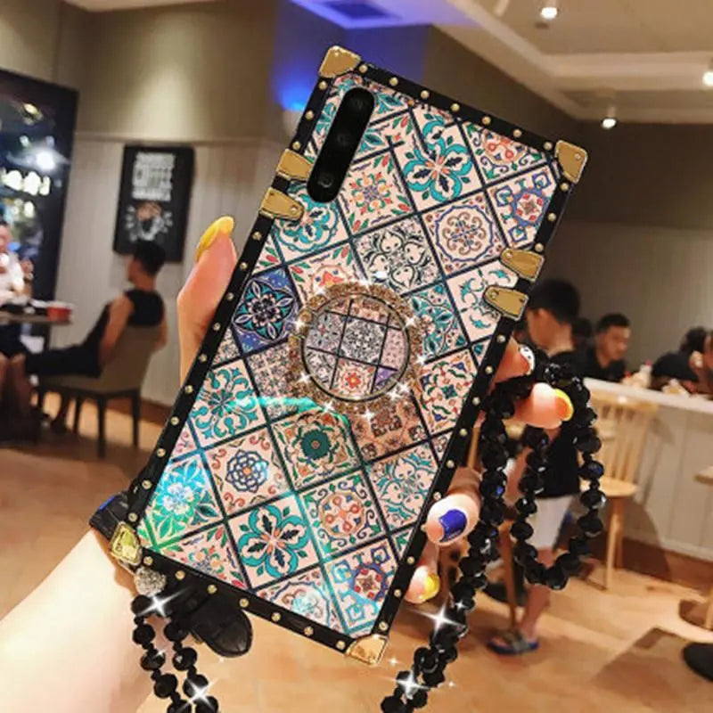 Retro Blu-ray bracket lanyard phone case lbcase