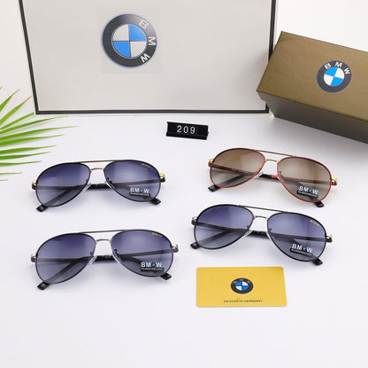4 COLORS DOUBLE BRIDGE BAMBOO KNOT FRAME POLARIZED SUNGLASSES lbcase