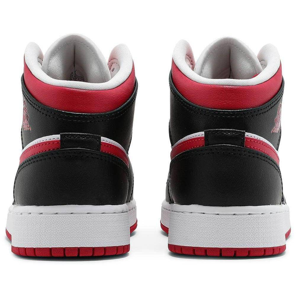 Nike Air Jordan 1 Mid GS 'White Very Berry'