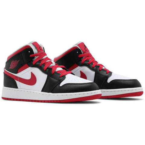 Nike Air Jordan 1 Mid GS 'White Very Berry'