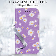 Luxurious Chrysanthemum Leather Case
