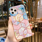 Glitter geometric fragment phone case lbcase
