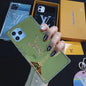 Luxury shiny mirror square phone case lbcase