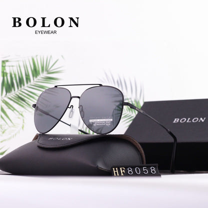 5 COLORS DOUBLE BRIDGE METAL FRAME WATERMARK LENS SUNGLASSES lbcase