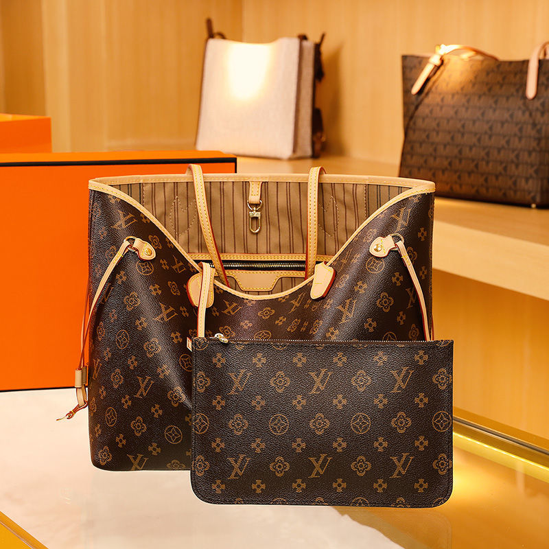 2022 new women's bag large capacity leather handbag lbcase