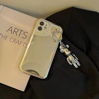 Electroplating Doll Pendant Phone Case for iphone lbcase