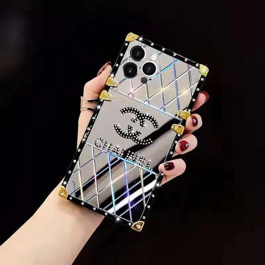 Luxury crystal mirror phone case For iphone lbcase