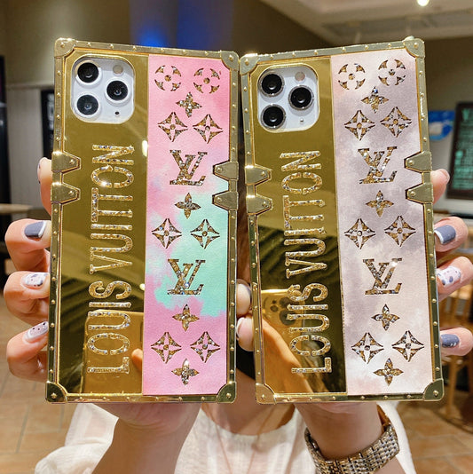 Colorful sparkling diamond mirror phone case for iphone lbcase