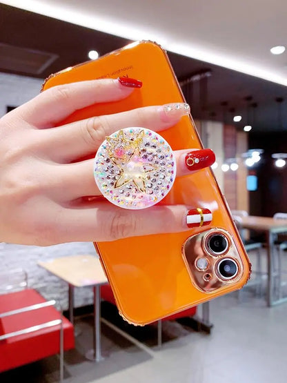 Fashion diamond electroplating phone case lbcase