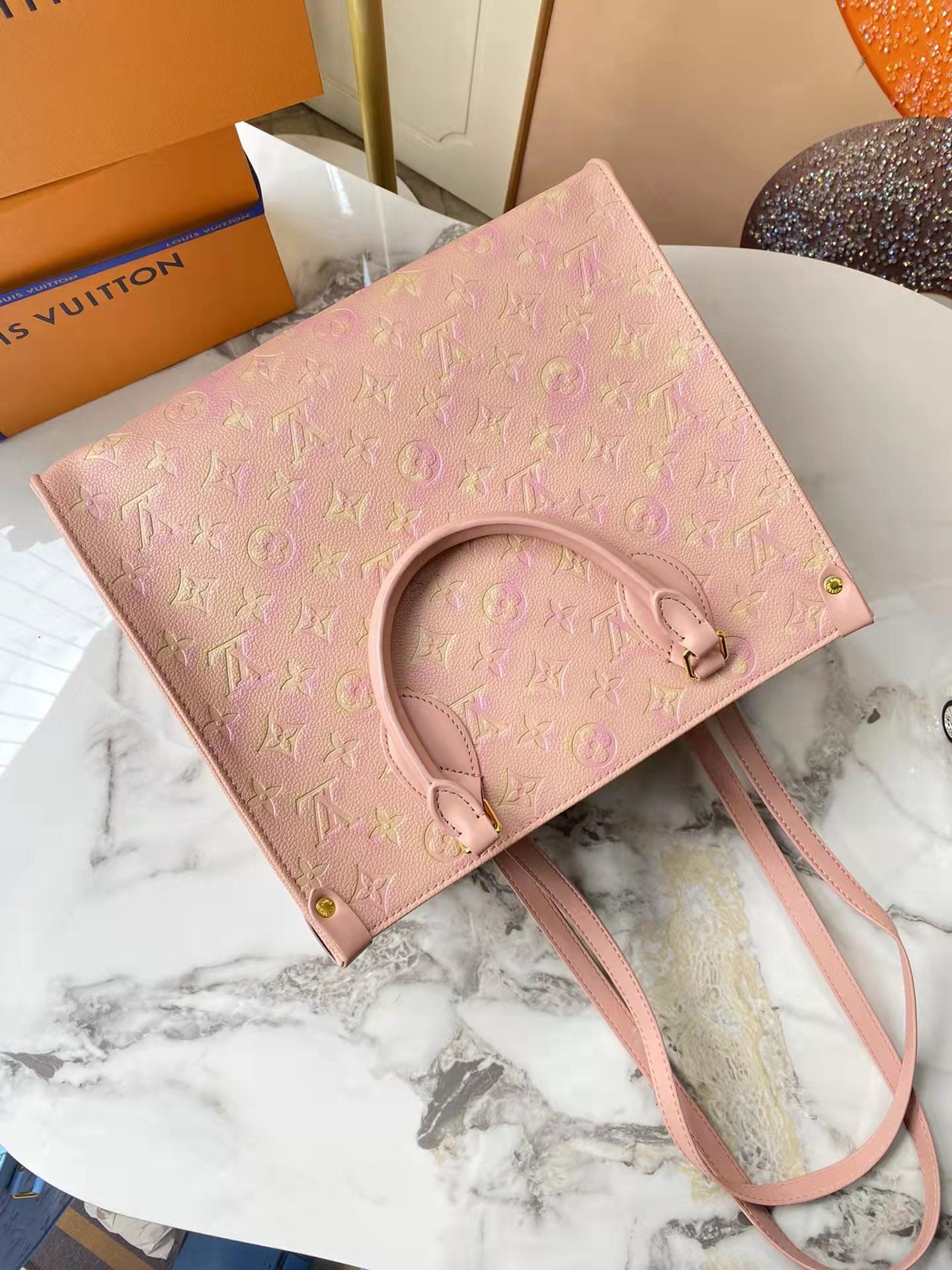 Large capacity PINK handbag lbcase