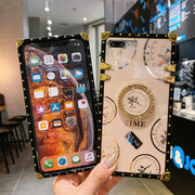 Square clock  phone case For Samsung