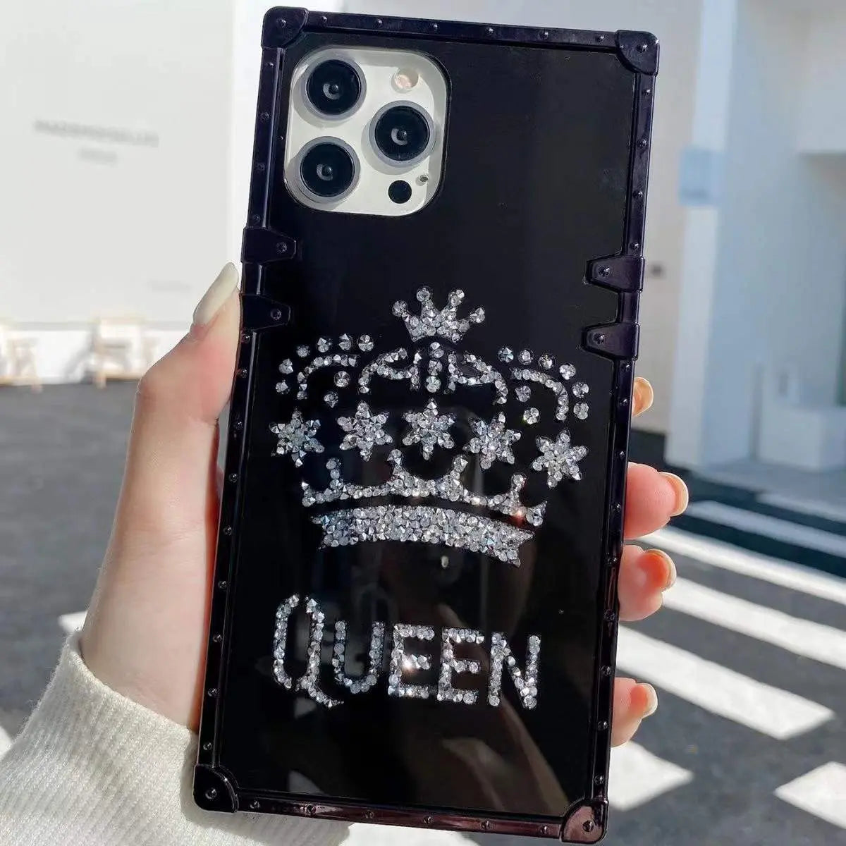 crown mirror phone case lbcase